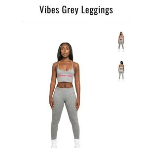 Heather gray leggings